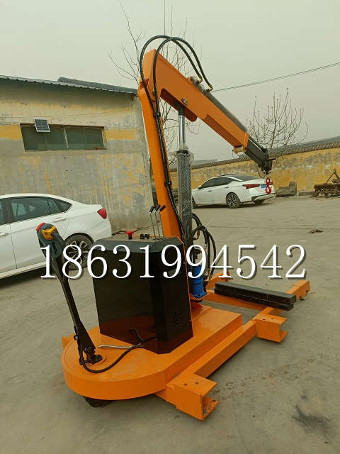 沙河市自卸车厢随车吊 自制轮式四不像起重机 四驱平板吊 5吨 贵盛
